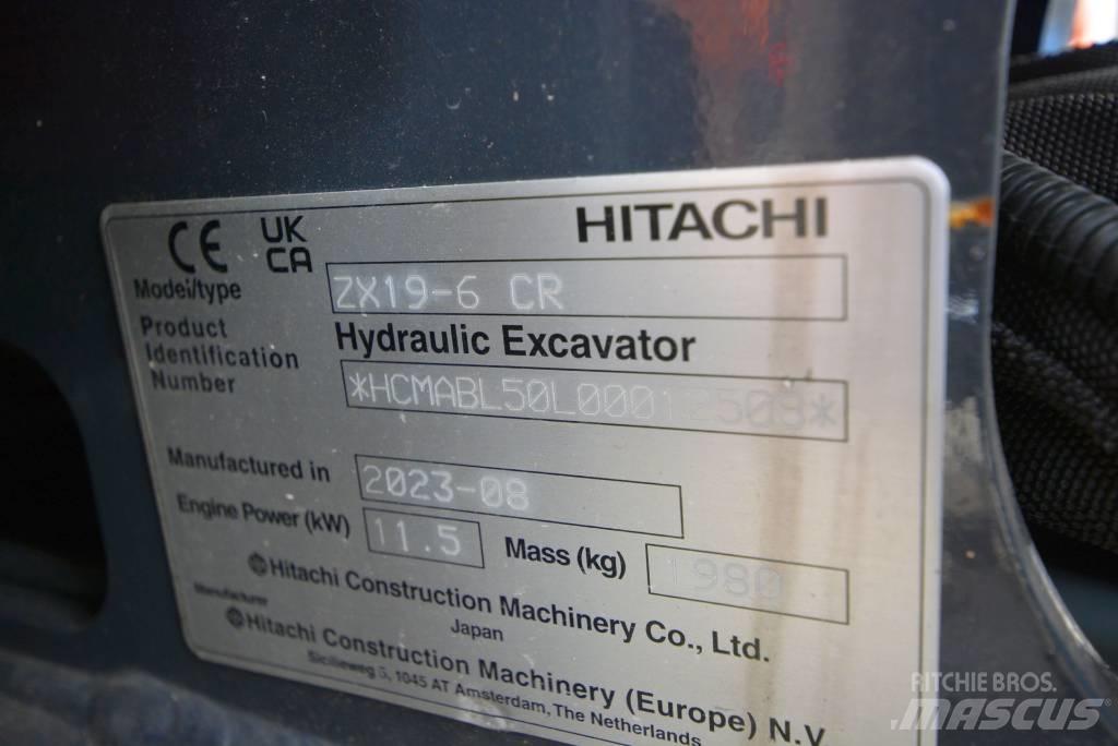 Hitachi ZX 19-6 Miniescavadeiras