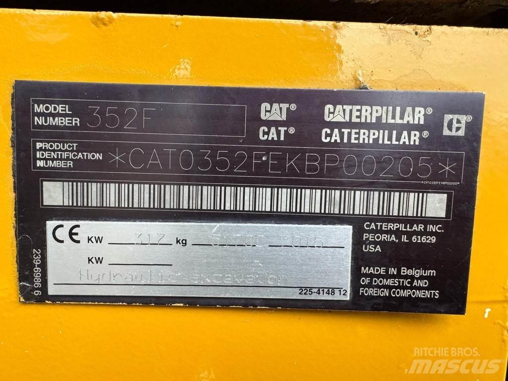 CAT 352F Escavadeiras de esteiras
