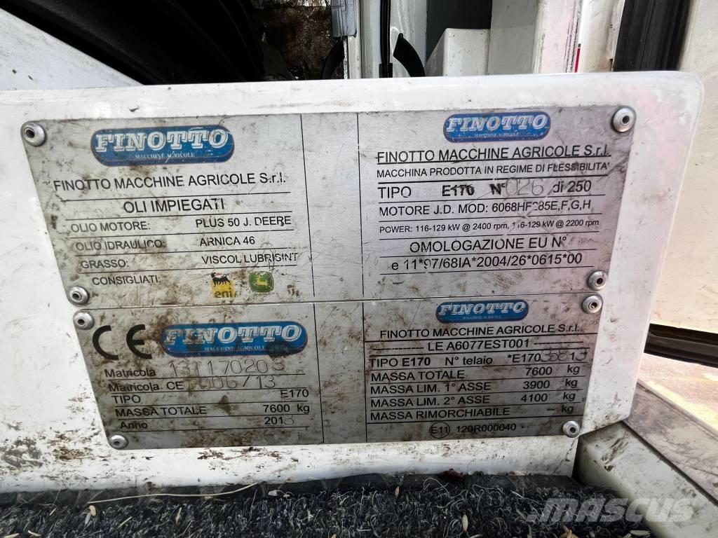  Finotto E170 Pulverizadores de fertilizante