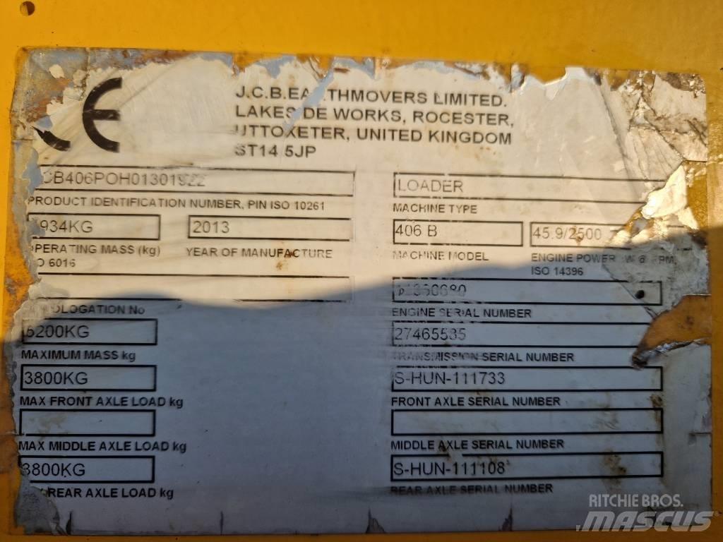 JCB 406 B Carregadeiras de rodas