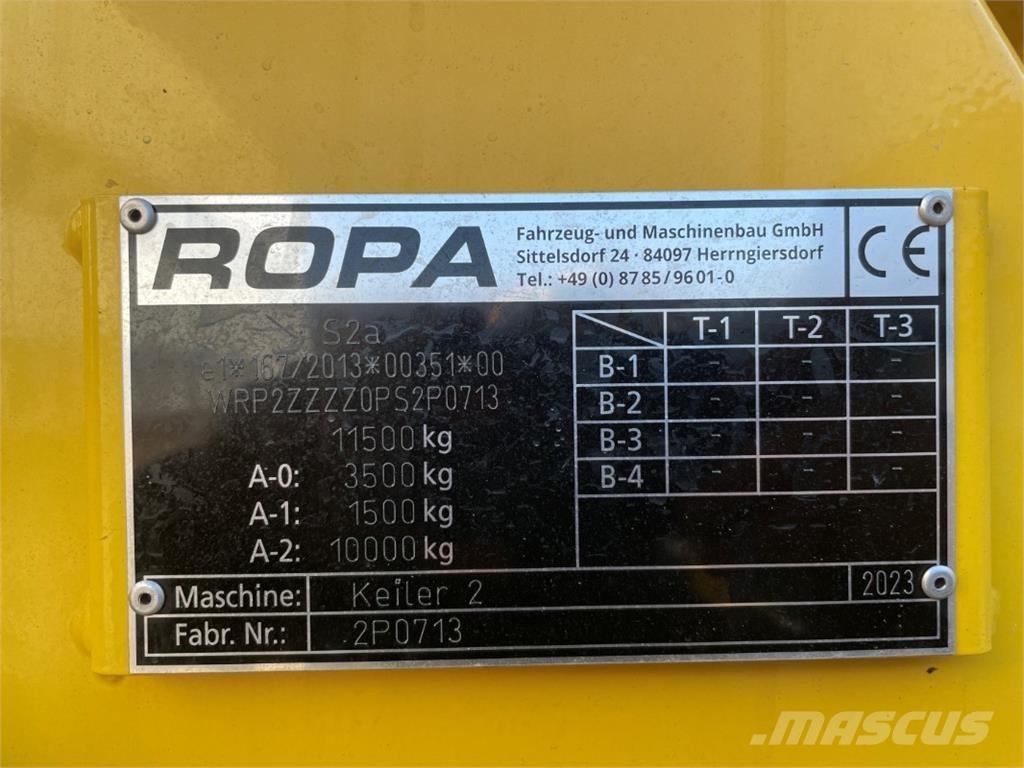 Ropa KEILER 2 Equipamentos Colheita e apanha de Batatas