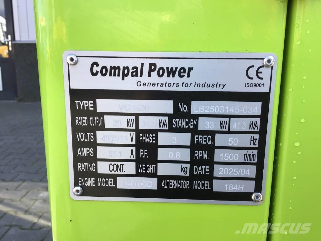  compal power VG-R30 Geradores Diesel
