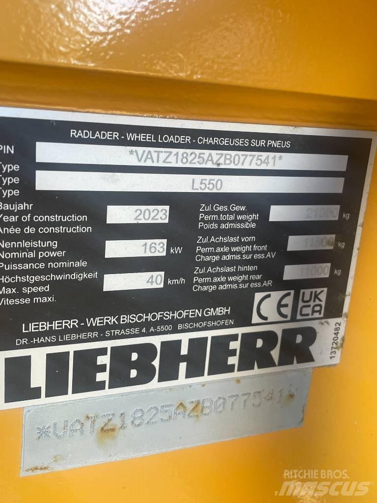 Liebherr L550XPower Carregadeiras de rodas