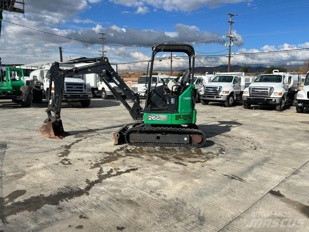 John Deere 26G Miniescavadeiras
