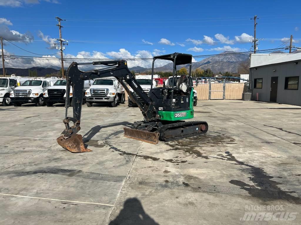 John Deere 26G Miniescavadeiras