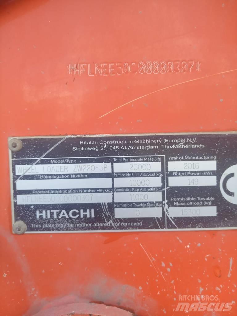 Hitachi ZW 220-6 Escavadoras de rodas