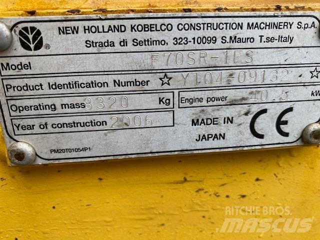 New Holland E 70 SR Escavadoras Midi 7t - 12t