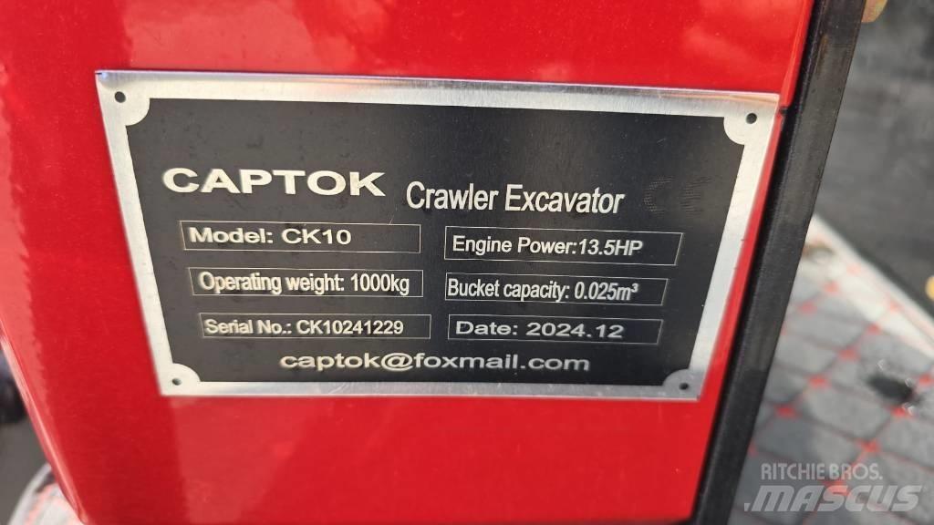 Captok CK10 Miniescavadeiras