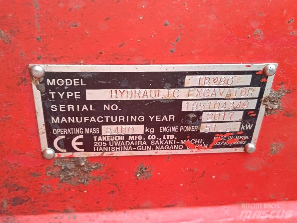 Takeuchi TB290 Miniescavadeiras