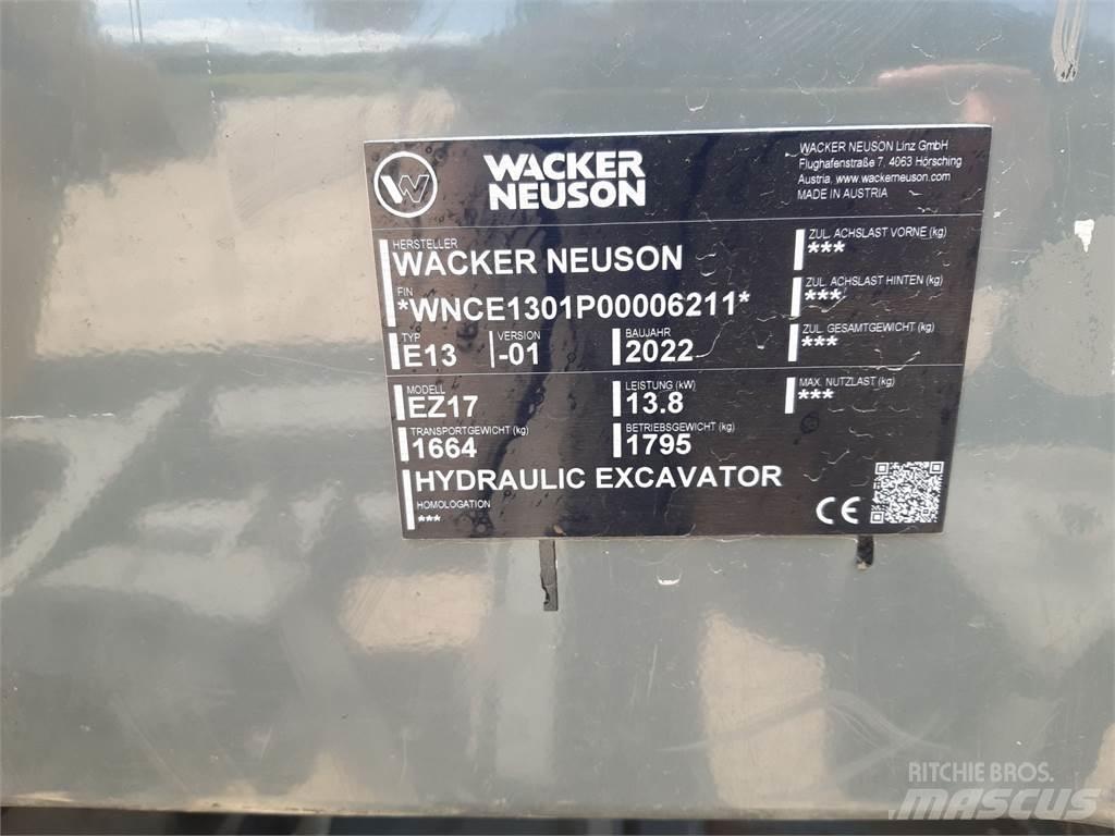 Wacker Neuson EZ17 Escavadeiras de esteiras