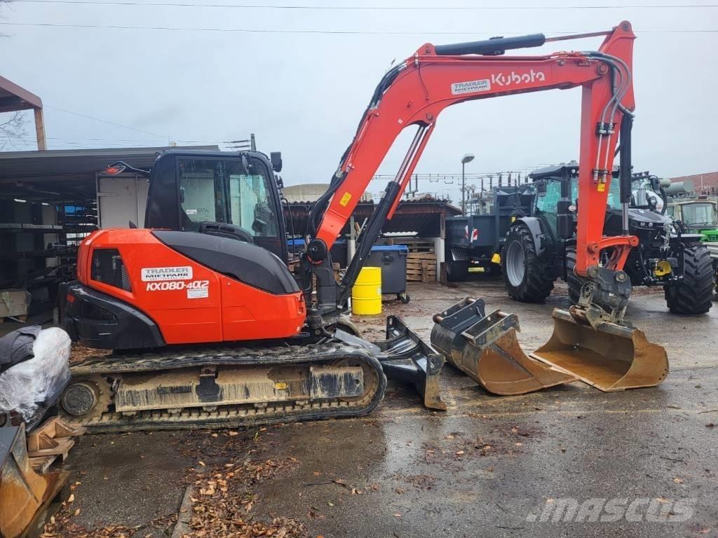 Kubota KX 080-4 Miniescavadeiras