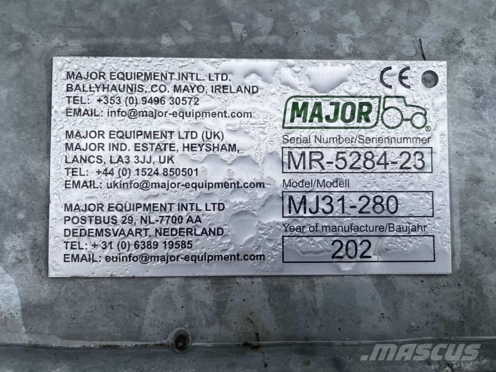 Major MJ 30 280 Gadanheiras e cortadores de folhas para pastos