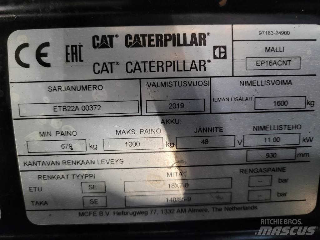 CAT EP16ACNT " OULU " Empilhadores eléctricos