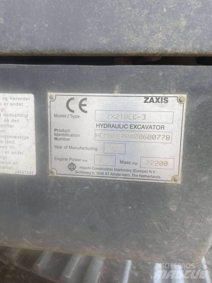 Hitachi ZX210 Escavadeiras de esteiras