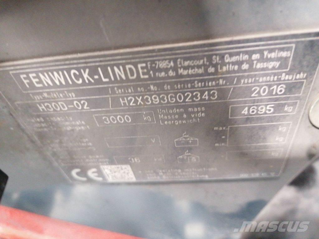 Linde H30D-02 Empilhadores Diesel