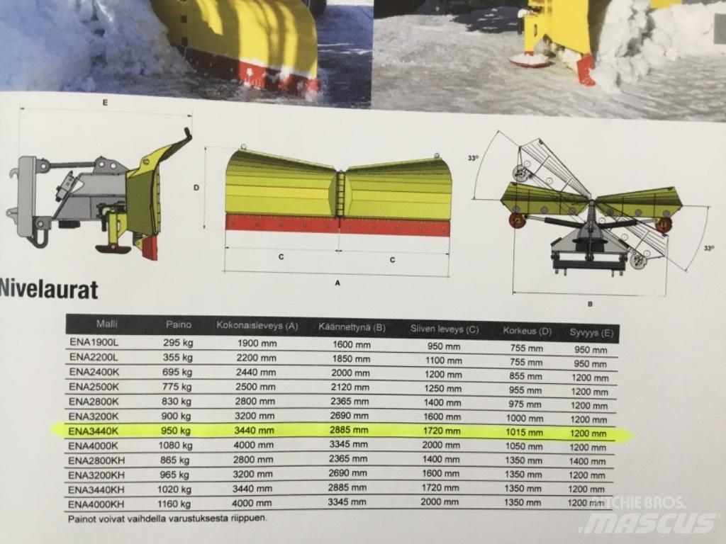 Vama ENA3440K Lâminas de neve e arados