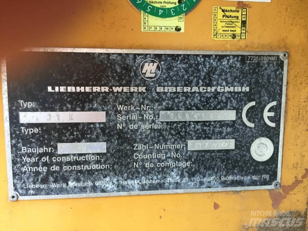 Liebherr 71 K Gruas de construção