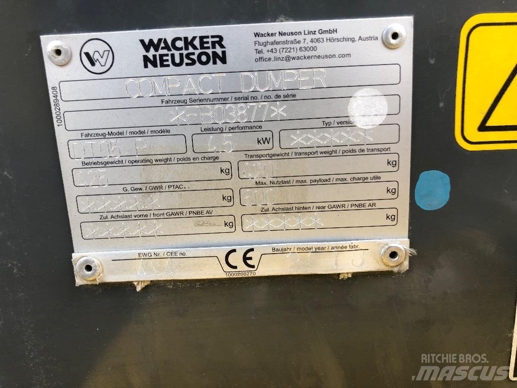 Wacker Neuson DT 05 Dumpers de rastos