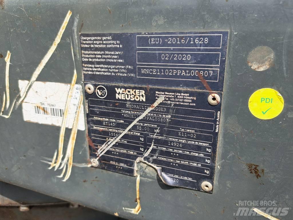 Wacker Neuson ET145 Escavadeiras de esteiras