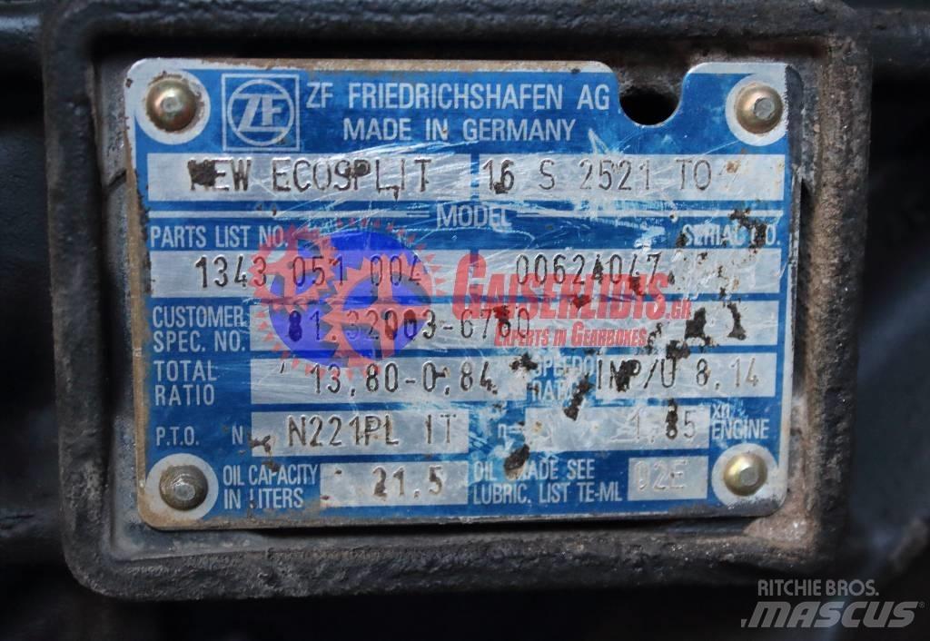 ZF 16S 2521 TO Caixas de velocidades