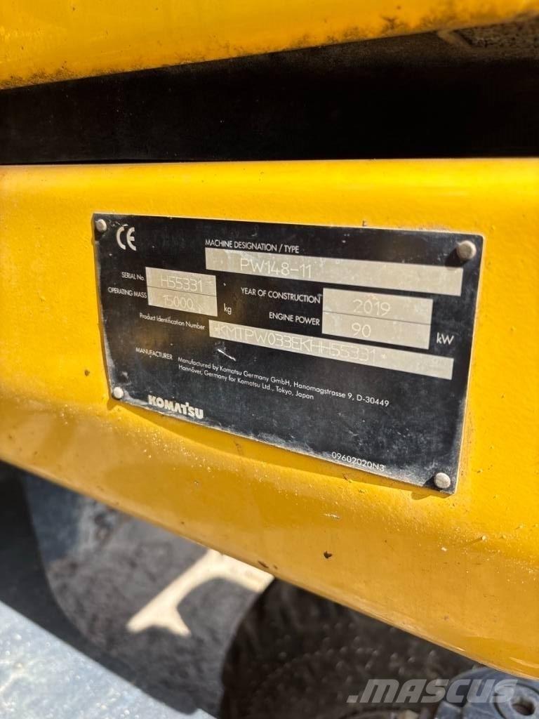 Komatsu PW 148-11 Escavadoras de rodas