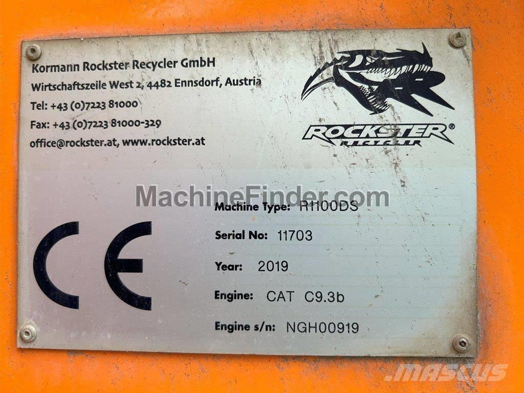 Rockster RD1100DS Britadores móveis