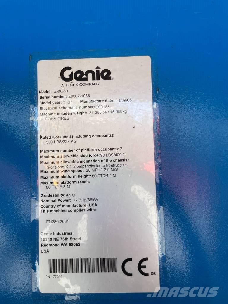 Genie Z 80/60 Elevadores braços articulados
