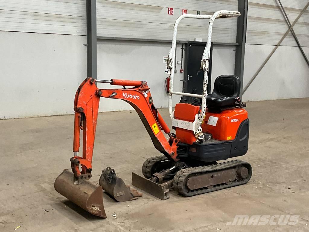 Kubota K 008-3 Miniescavadeiras