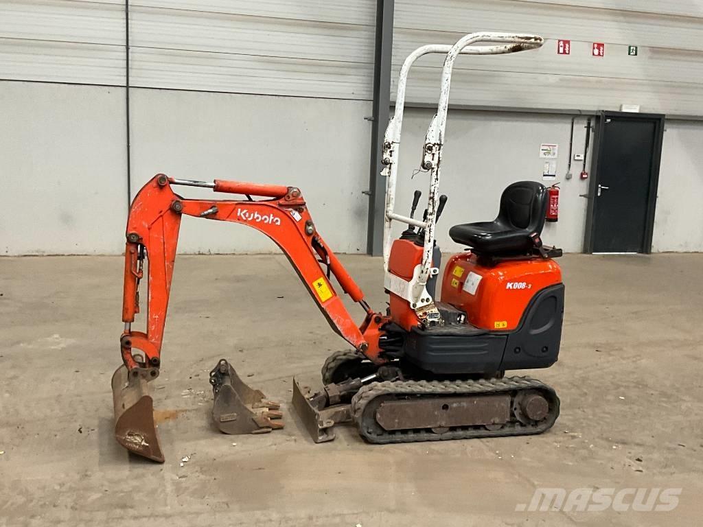 Kubota K 008-3 Miniescavadeiras