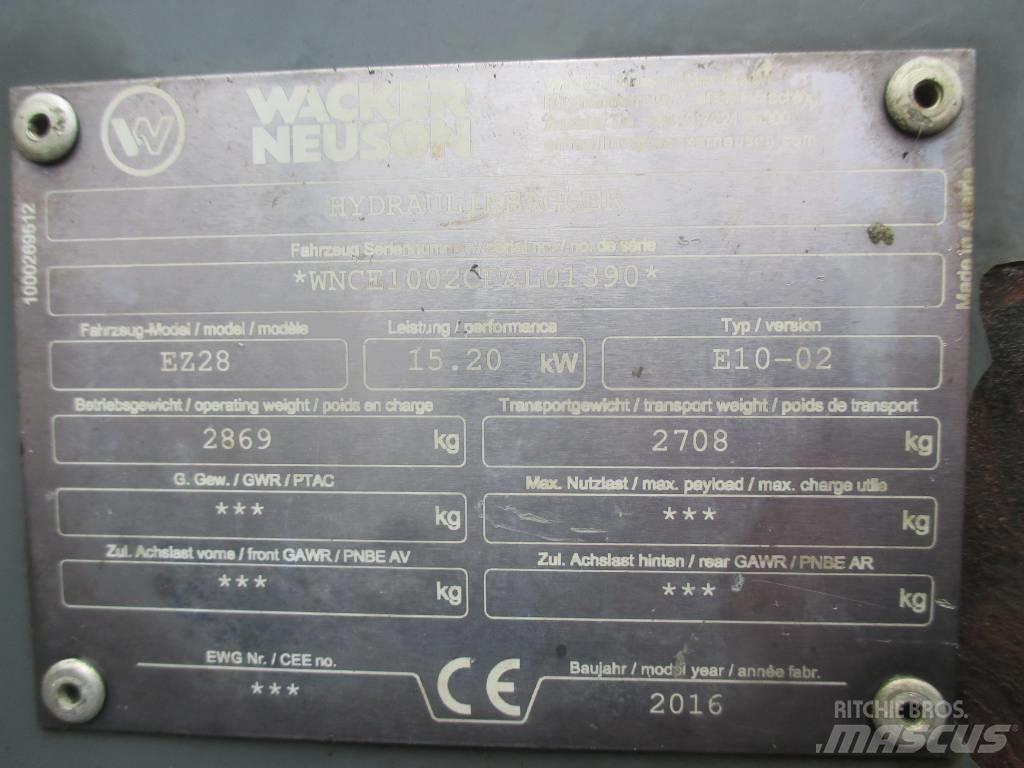 Wacker Neuson EZ 28 Miniescavadeiras