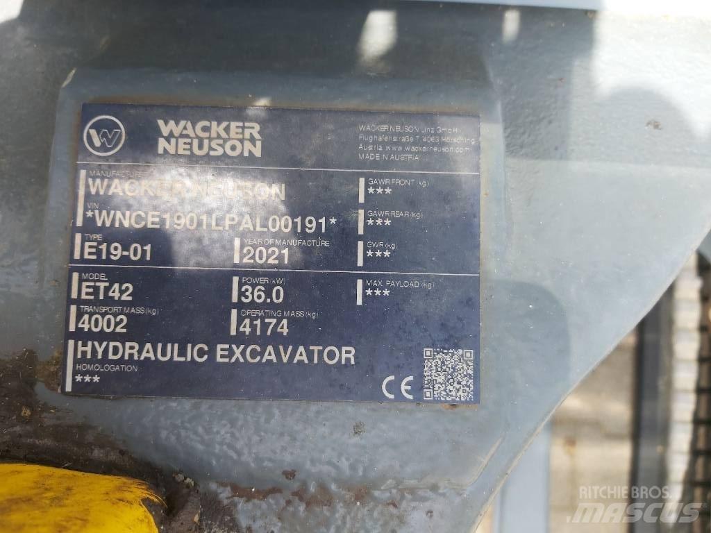 Wacker Neuson ET42 Escavadeiras de esteiras