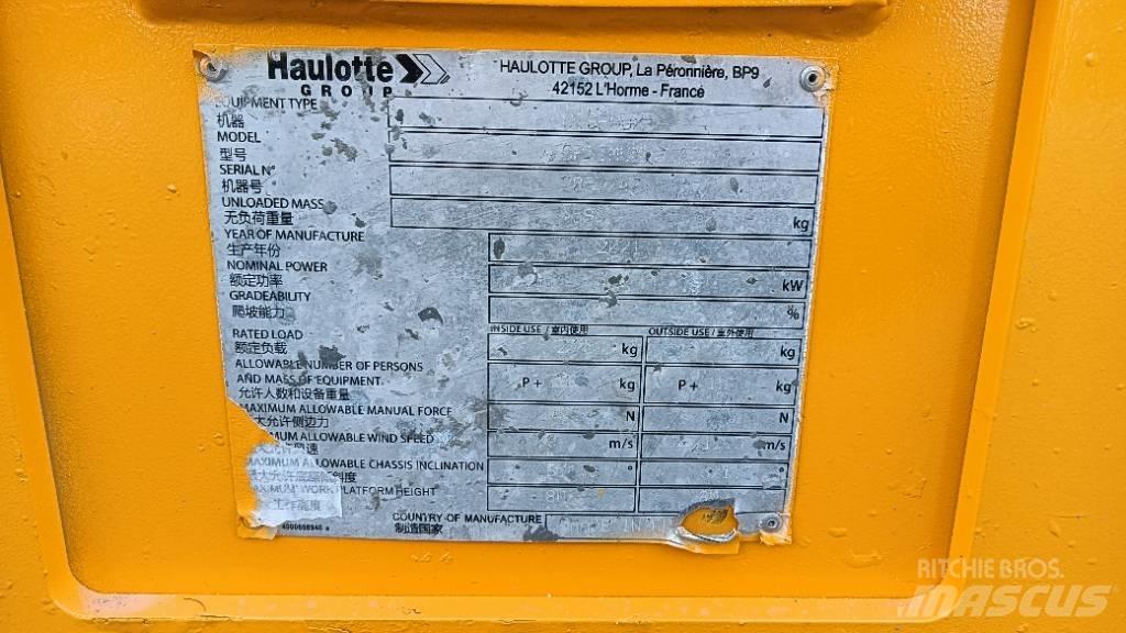 Haulotte OPTIMUM 8 Elevadores de tesoura