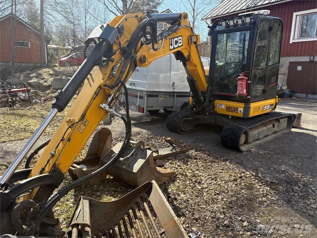 JCB 55Z-1 T3 Escavadeiras de esteiras