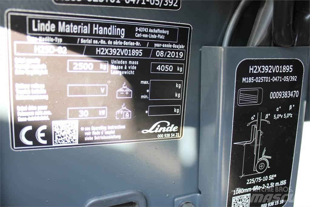 Linde H25D Empilhadores Diesel