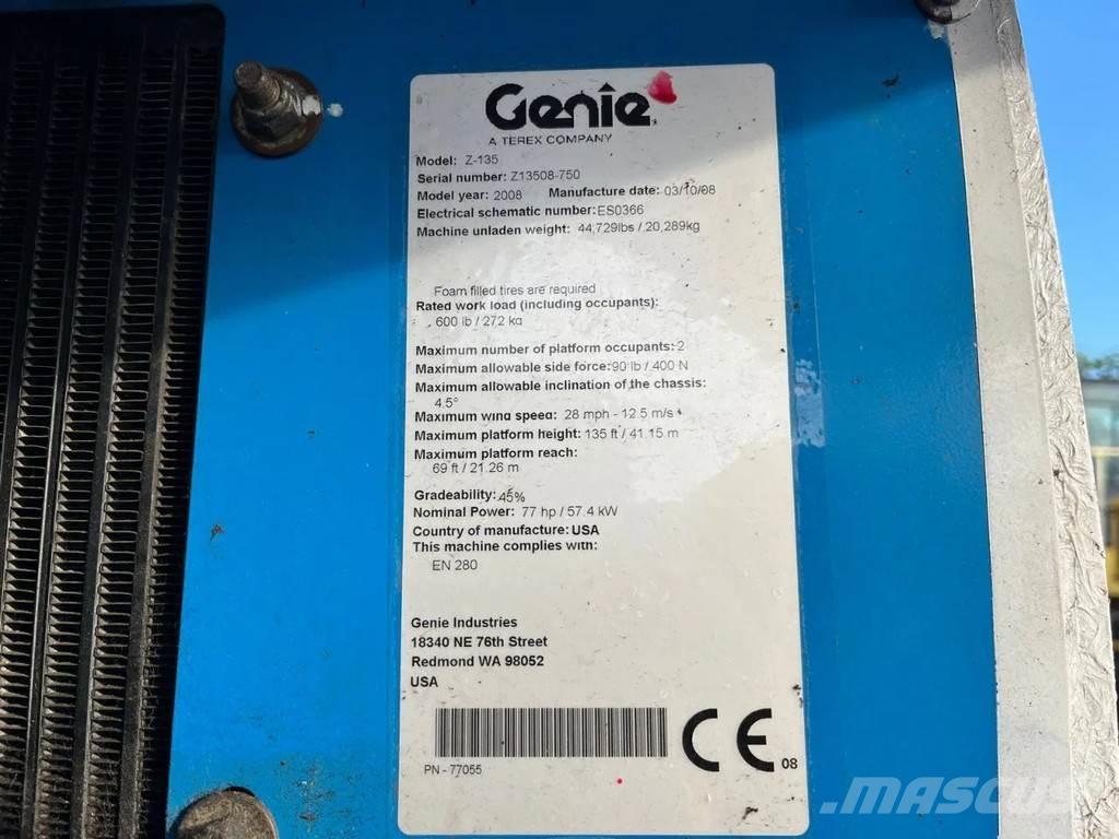 Genie Z-135 Elevadores braços articulados