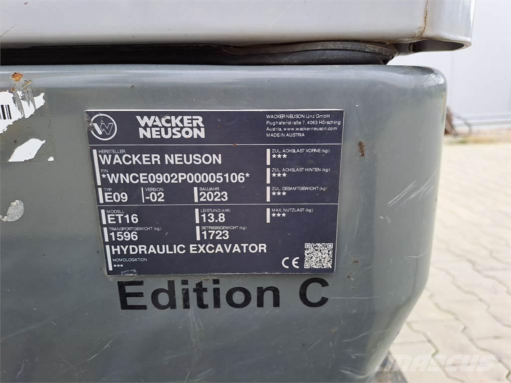 Wacker Neuson ET16 Escavadeiras de esteiras