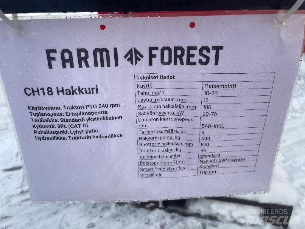Farmi Forest CH18 Estilhaçadoras florestais