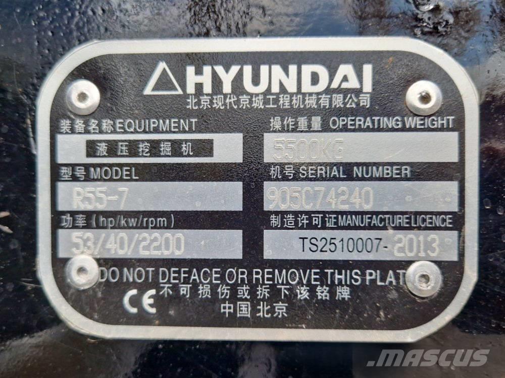 Hyundai R 155-7 Miniescavadeiras