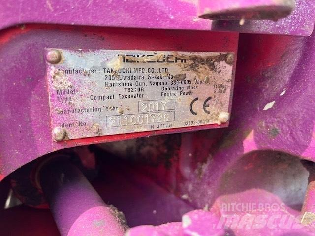 Takeuchi TB 210 Miniescavadeiras