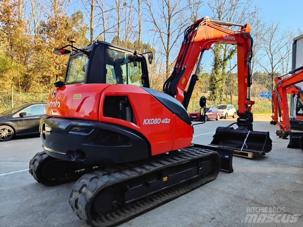 Kubota KX080-4a2 Escavadoras Midi 7t - 12t