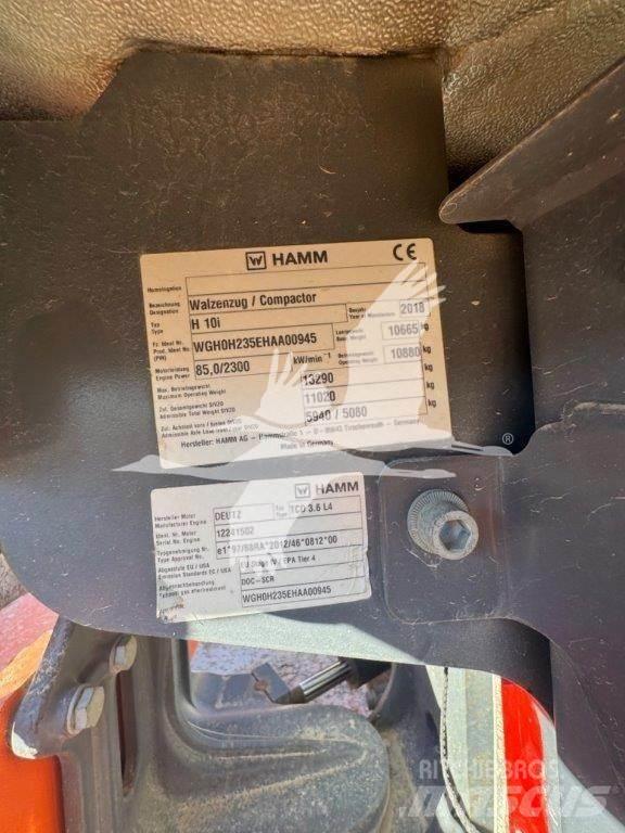 Hamm H10i Cilindros Compactadores monocilíndricos