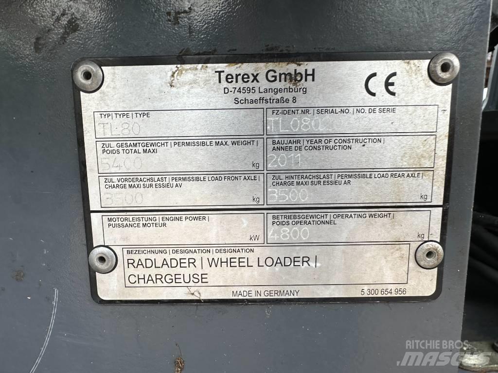 Terex TL 80 Carregadeiras de rodas