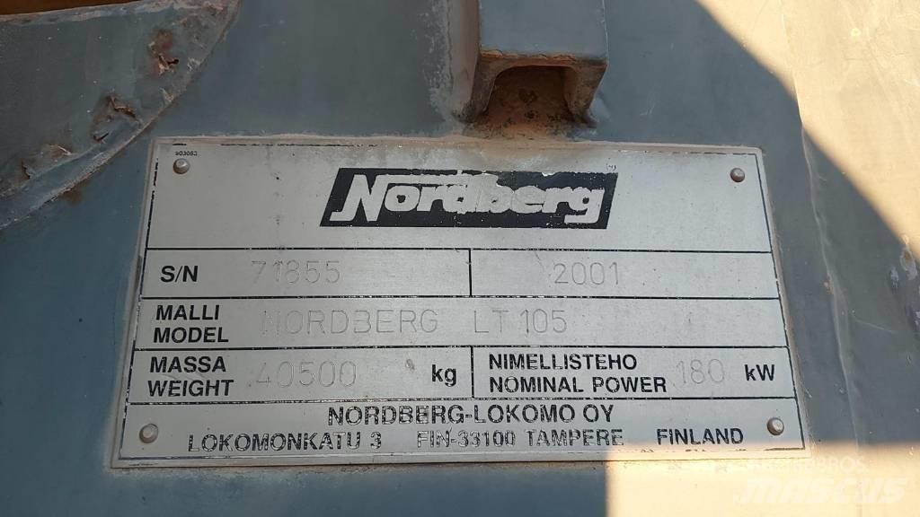 Metso Nordberg LT105 Britadores móveis