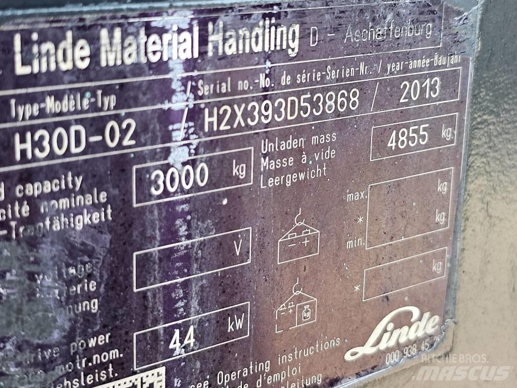 Linde H30D-02 Empilhadores Diesel