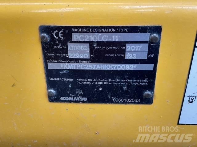 Komatsu PC210 Escavadeiras de esteiras
