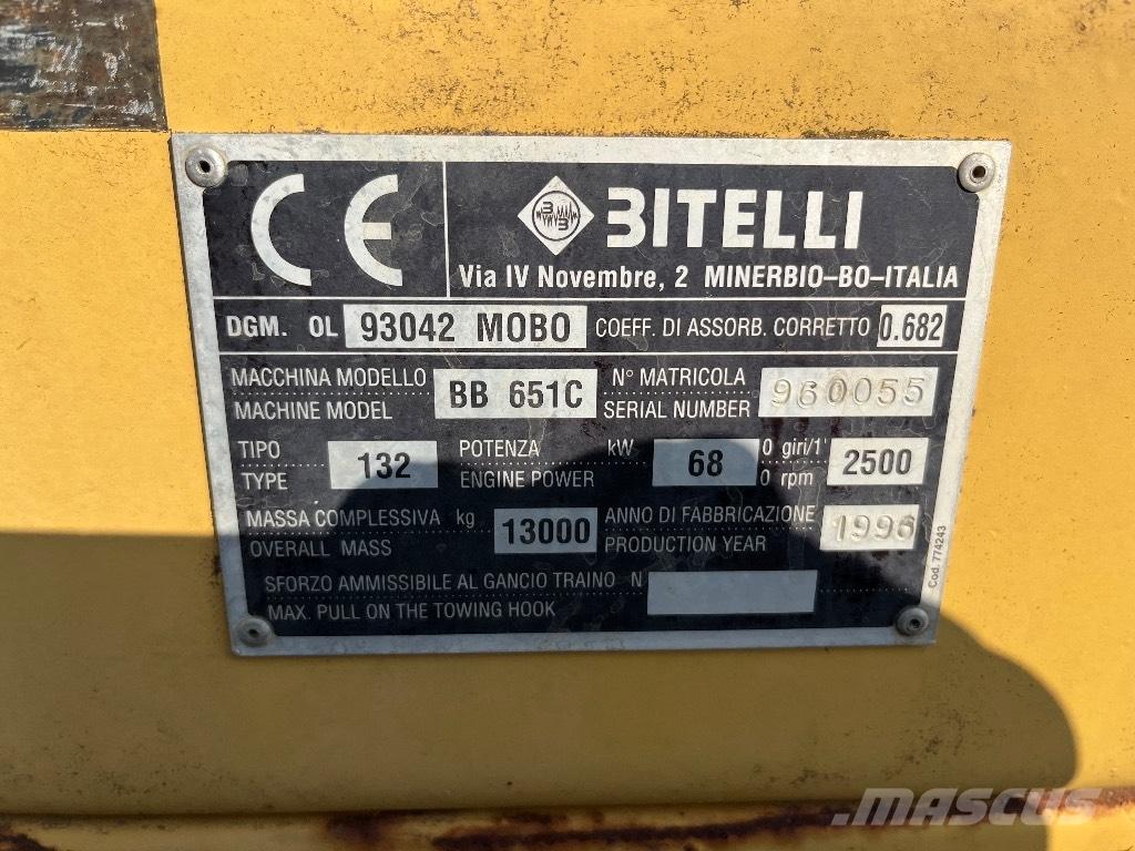 Bitelli BB 651 C Espalhadoras de asfalto