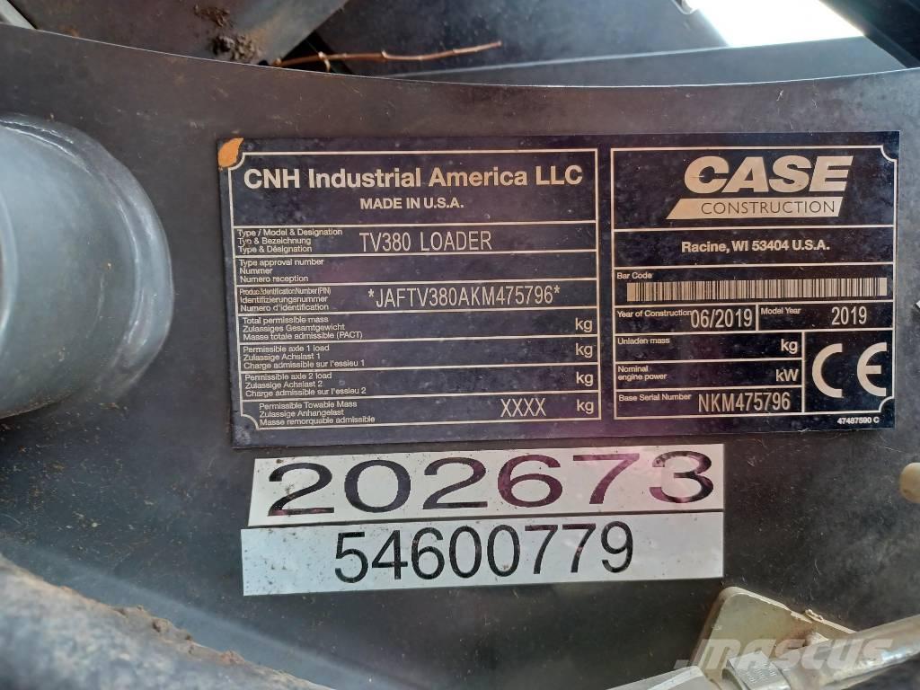 CASE TV 380 Minicarregadeiras