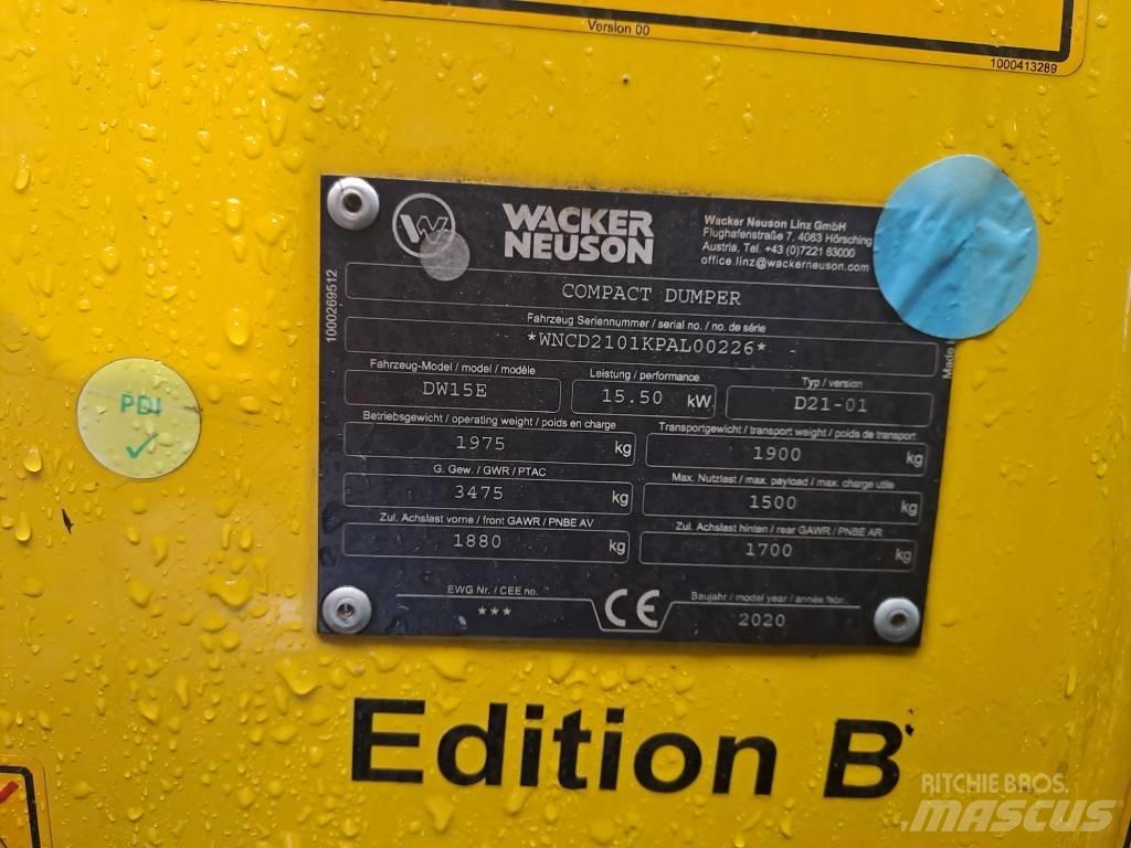 Wacker Neuson DW15e Dumpers de obras