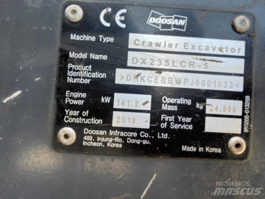 Doosan DX 235 LCR-5 Escavadeiras de esteiras