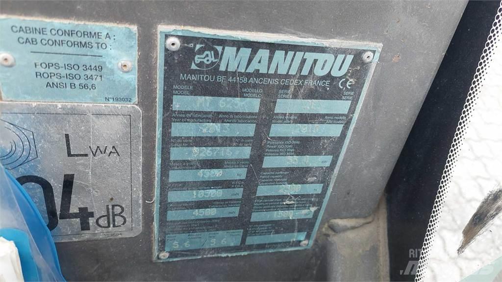 Manitou MT625T Manipulador telescópico